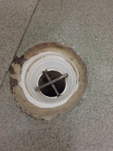 AFTER: this is actually a different drain because I forgot to take a before picture of it, but I was really proud of my cleaning job! IT'S SO MUCH BETTER!